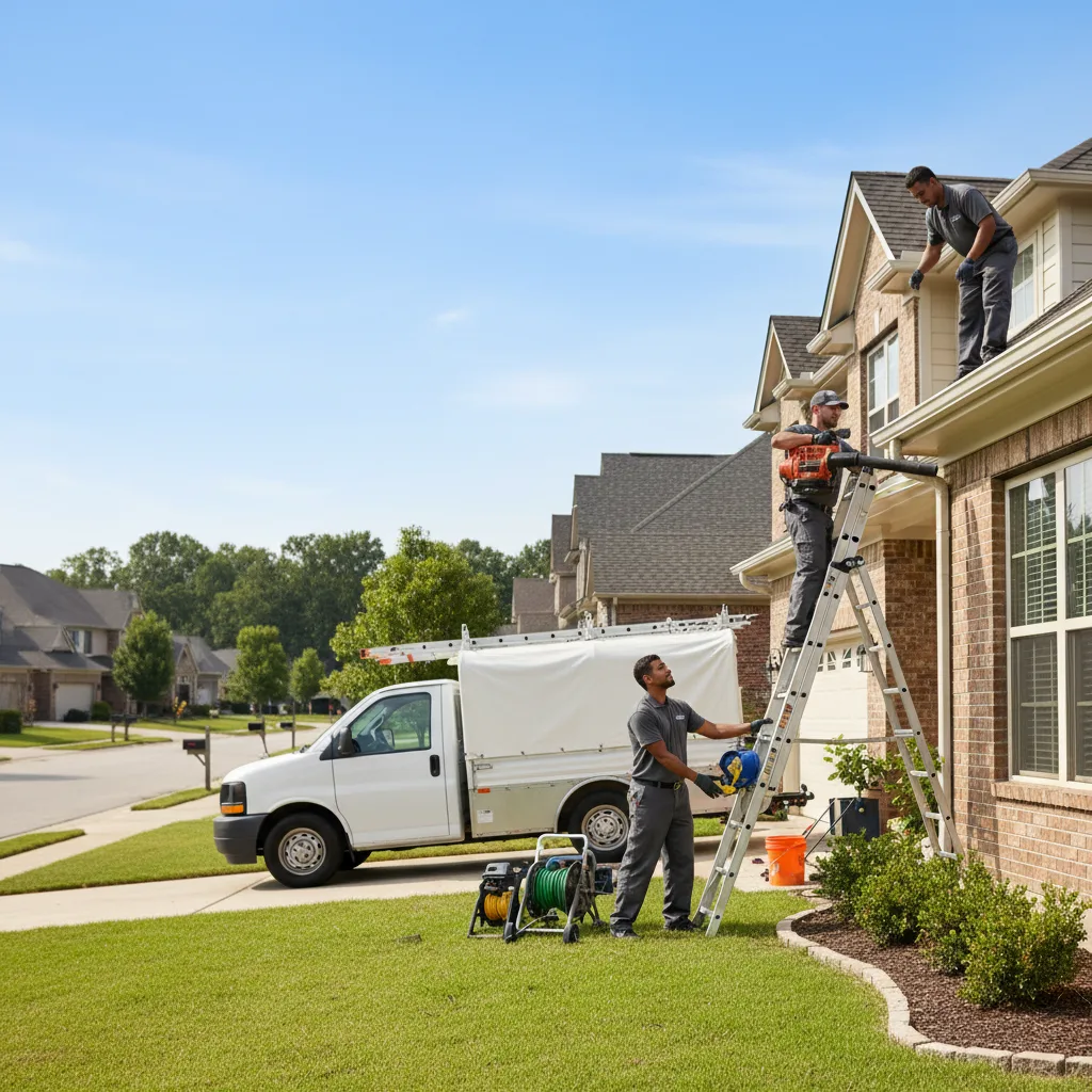 Home Gutter Service in La Harpe, KS near me